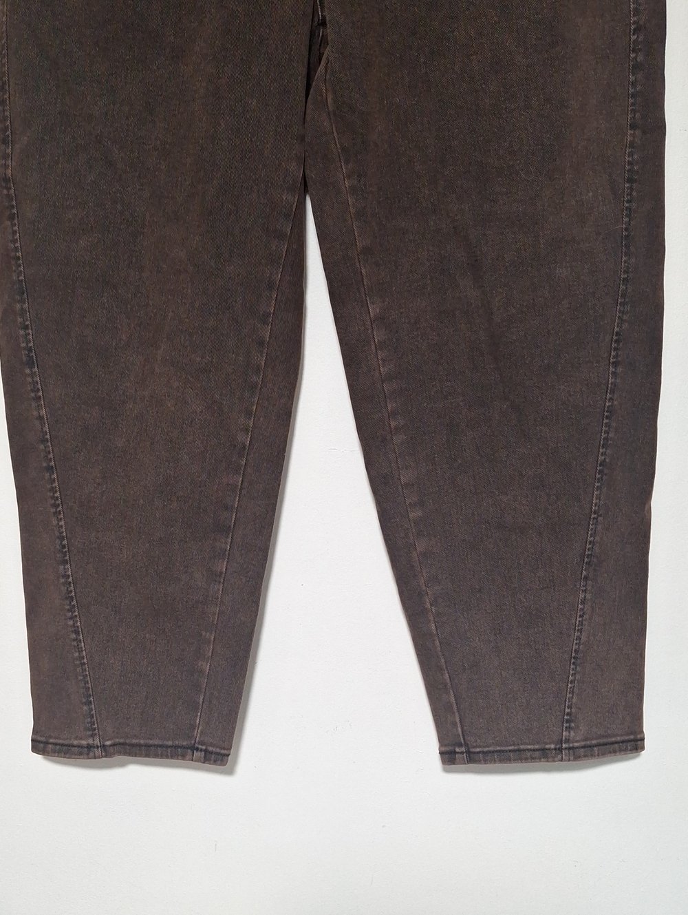 Time And Tru High Rise Barrel Brown Casual Jeans Size 18 - Picture 3 of 9
